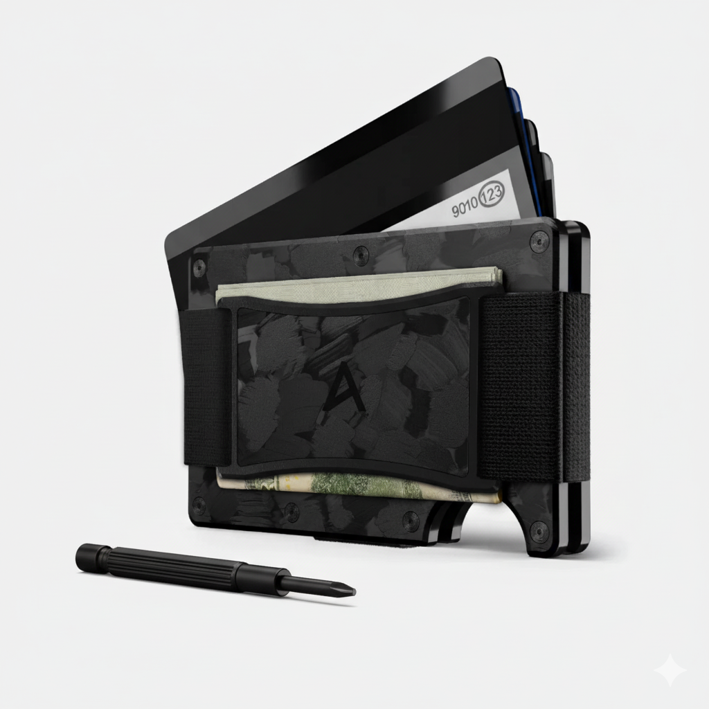 Portefeuille carbon forgé - ARQ.ONE